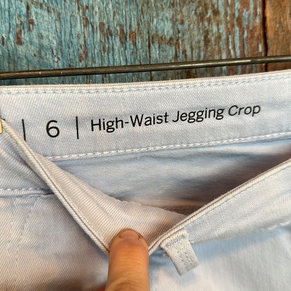 Talbots Light Blue High Waist Bermuda Shorts - Picture 3 of 4